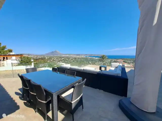 Casa Daniela | Espagne, Costa Blanca, Jávea - maison de vacances Table à manger extérieure et ensemble de salon