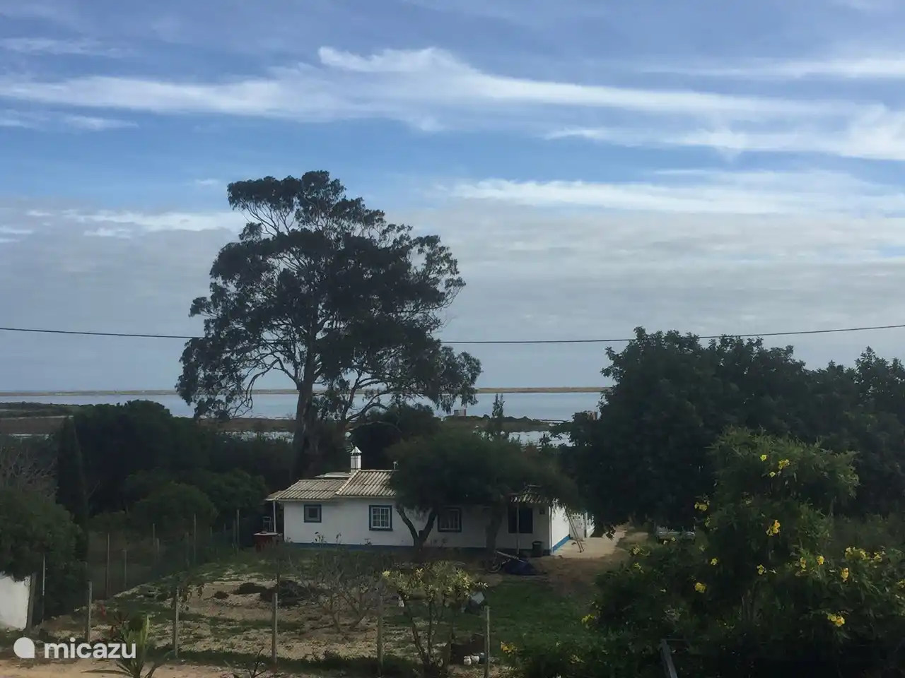 Vista desde la azotea hacia el mar