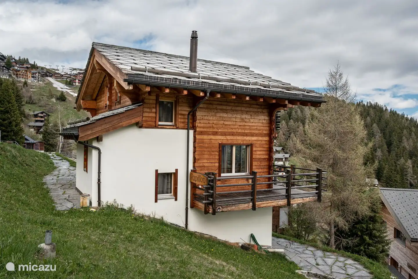 Maximum privacy, Switzerland, Wallis, Bettmeralp, chalet Papillon
