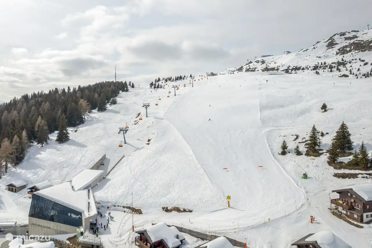 The ski lift to the ski area is right next to the house!