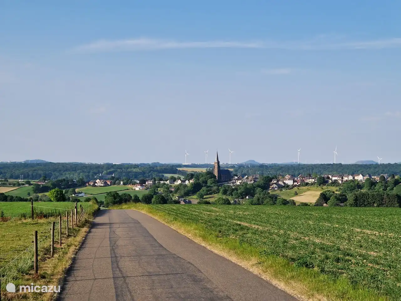 Blick auf Vijlen, 5 km. von Steefs Ferienhaus