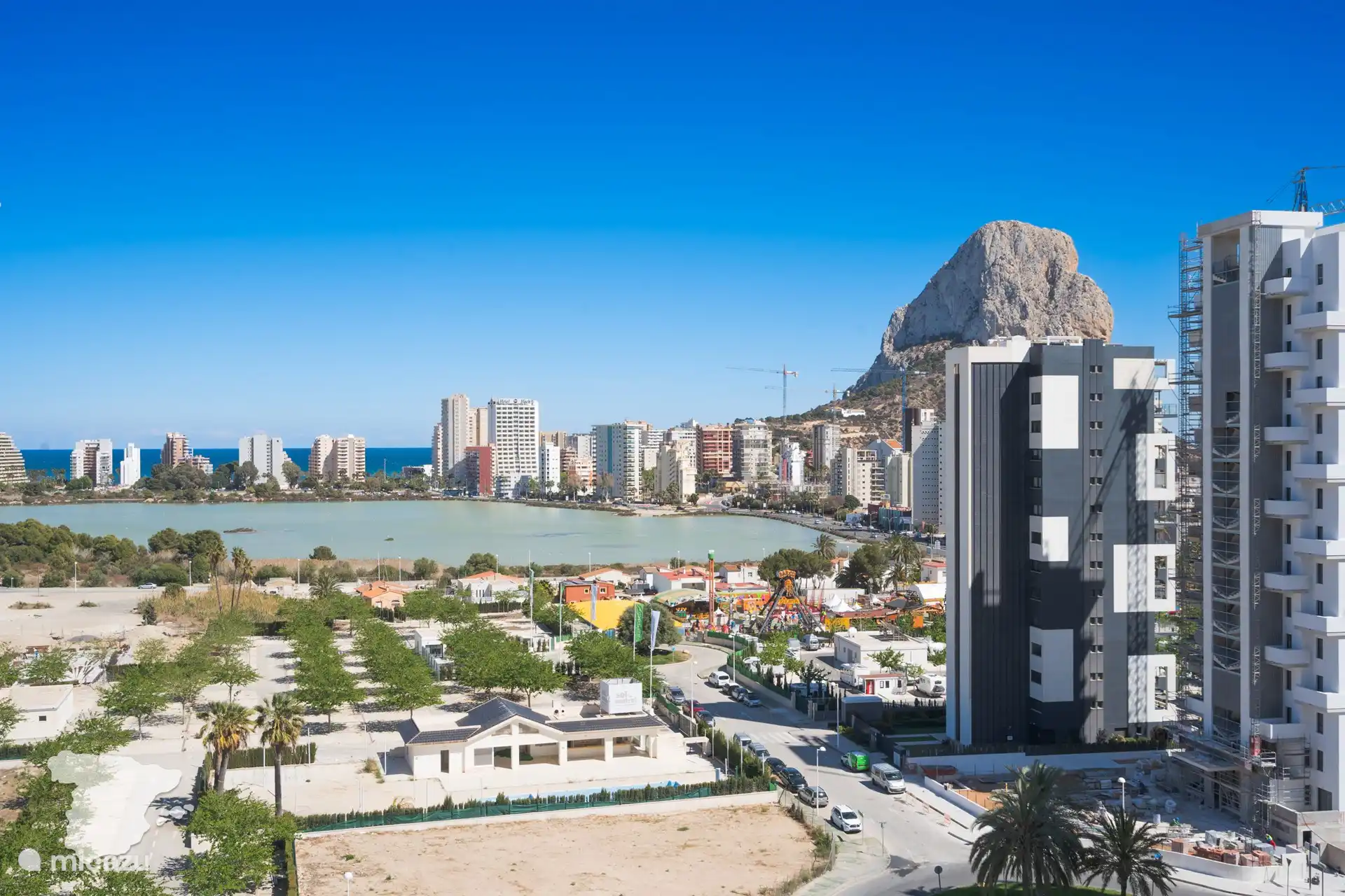 Vue depuis le balcon privé