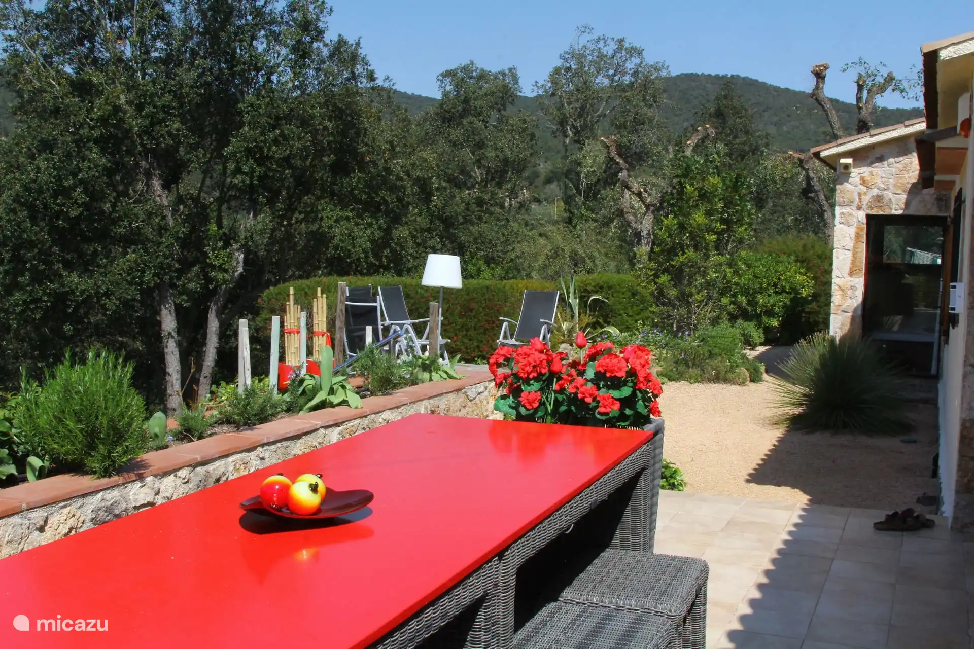 Terrasse im Speisesaal