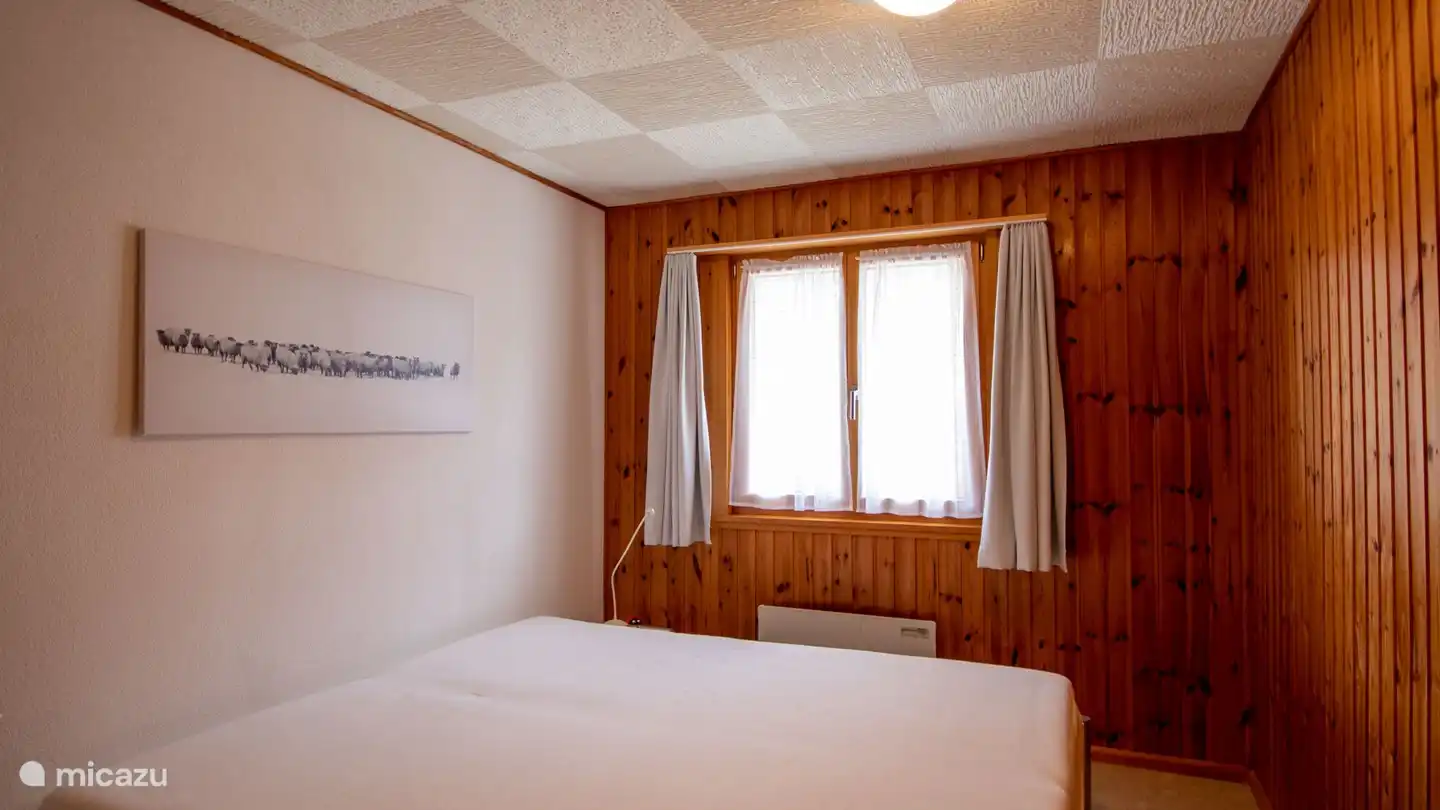 Bedroom with large double bed