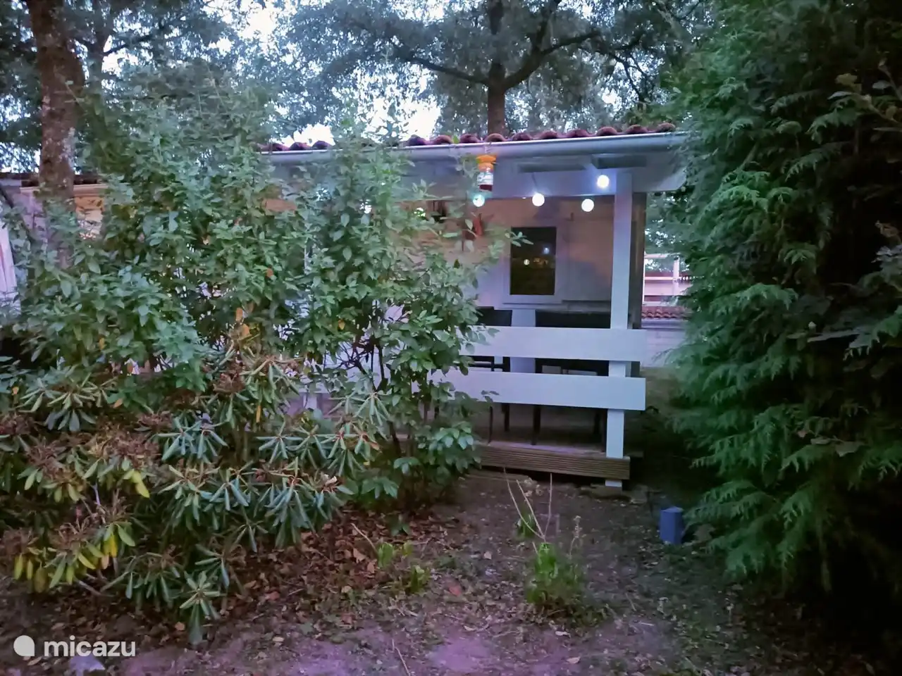 Terraza al atardecer