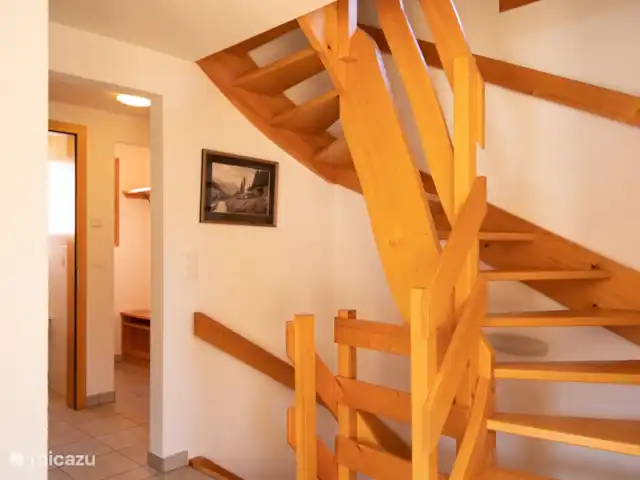 Cresta | Suisse, Valais, Fiesch - maison de vacances escalier ouvert