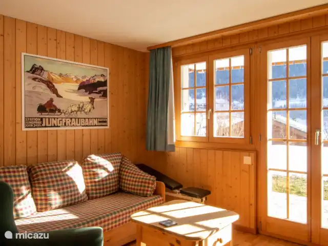 Cresta | Suisse, Valais, Fiesch - maison de vacances Le rez-de-chaussée dispose d'un deuxième salon salle de télévision