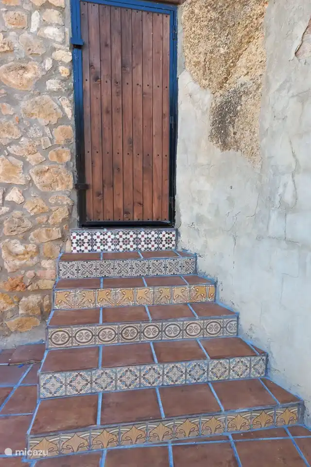 Treppe zum Waschmaschinenschuppen