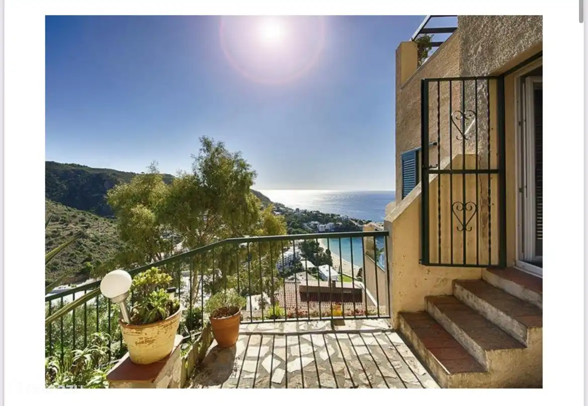 Vista al jardín privado 