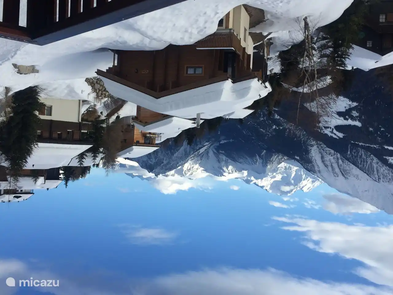 Am Bühl in de winter uitzicht