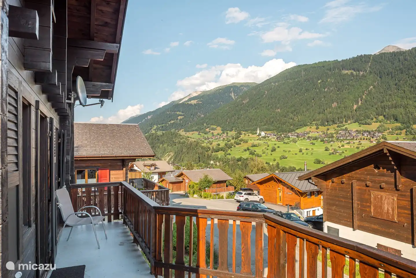 grosser Balkon auf 2 Seiten