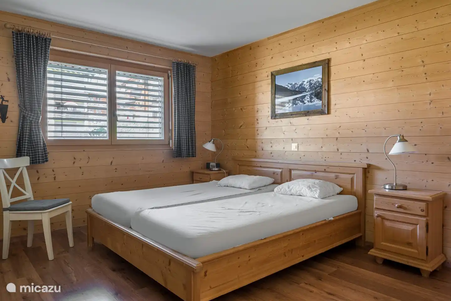  1 Schlafzimmer mit 2 Einzelbetten