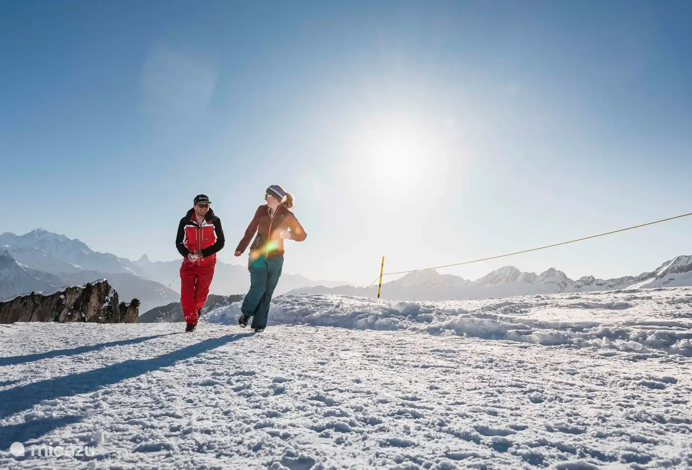 Den Winterurlaub in Fiesch genießt man in der Aletsch Arena