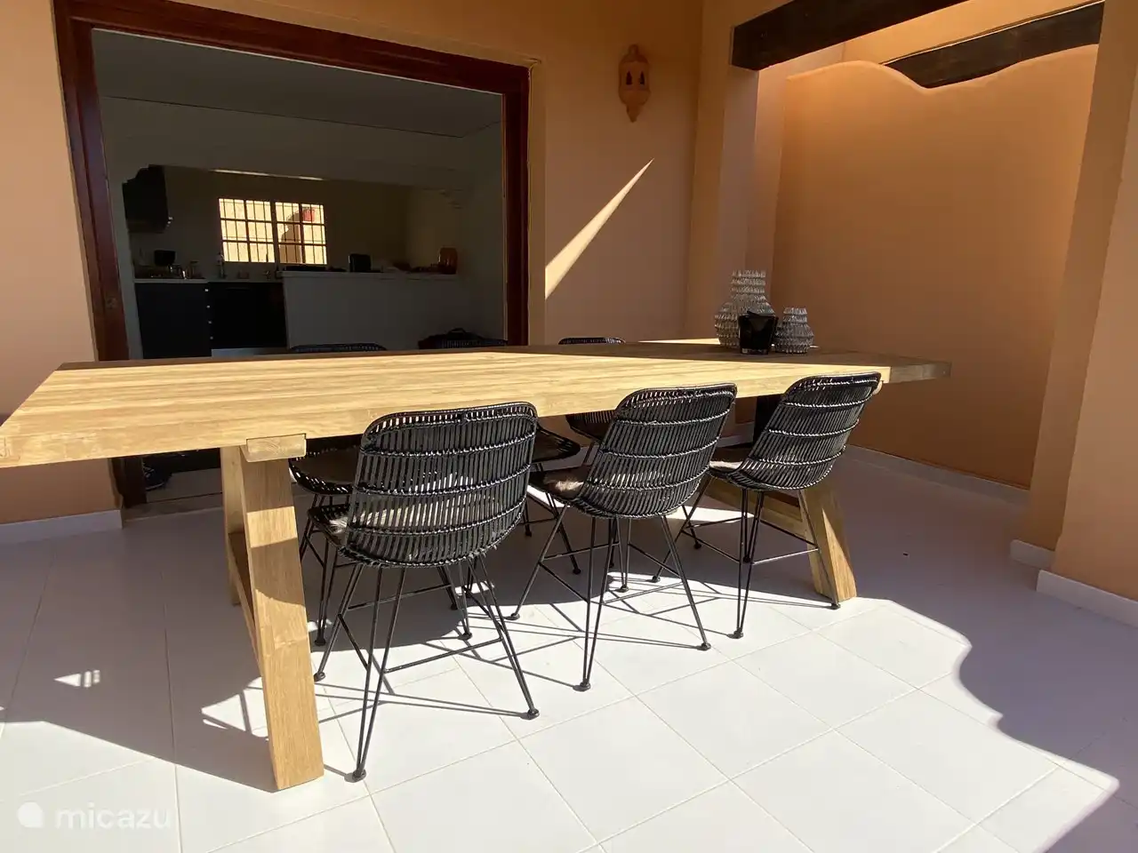 Buena estancia en la terraza.