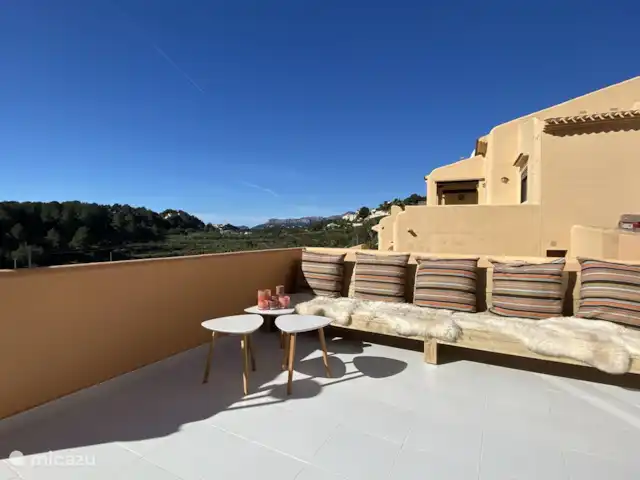 Maison Victoria | Espagne, Costa Blanca, Moraira - maison de vacances Canapé lounge où vous pourrez profiter du soleil