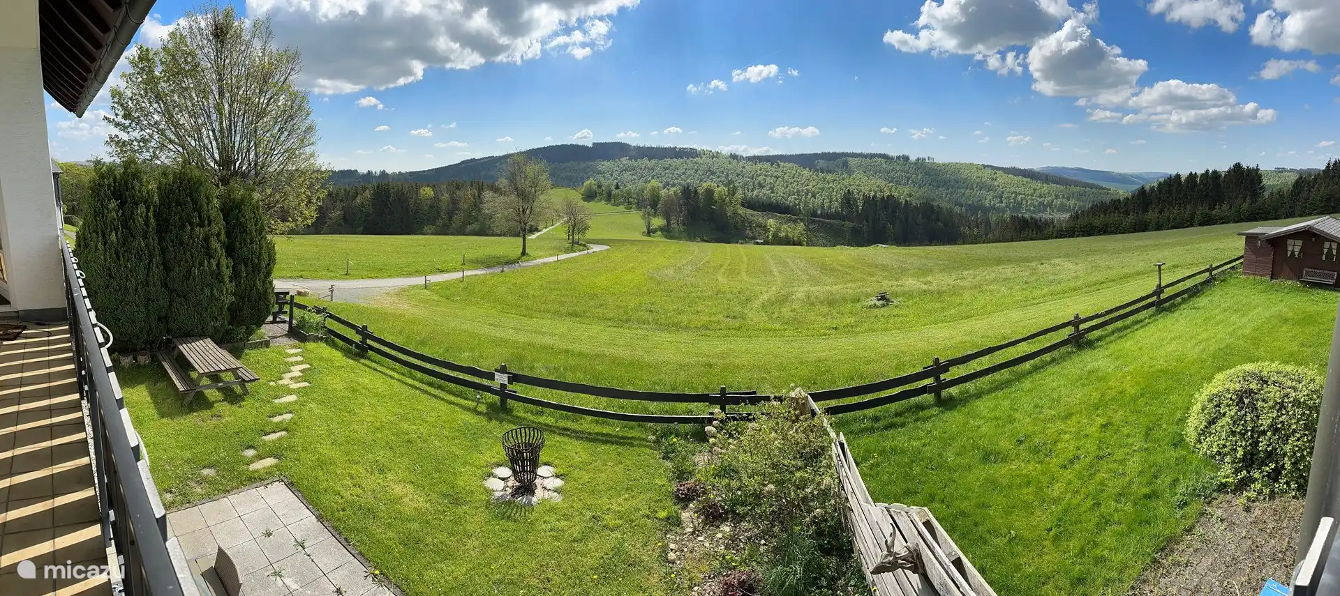 View from the balcony 