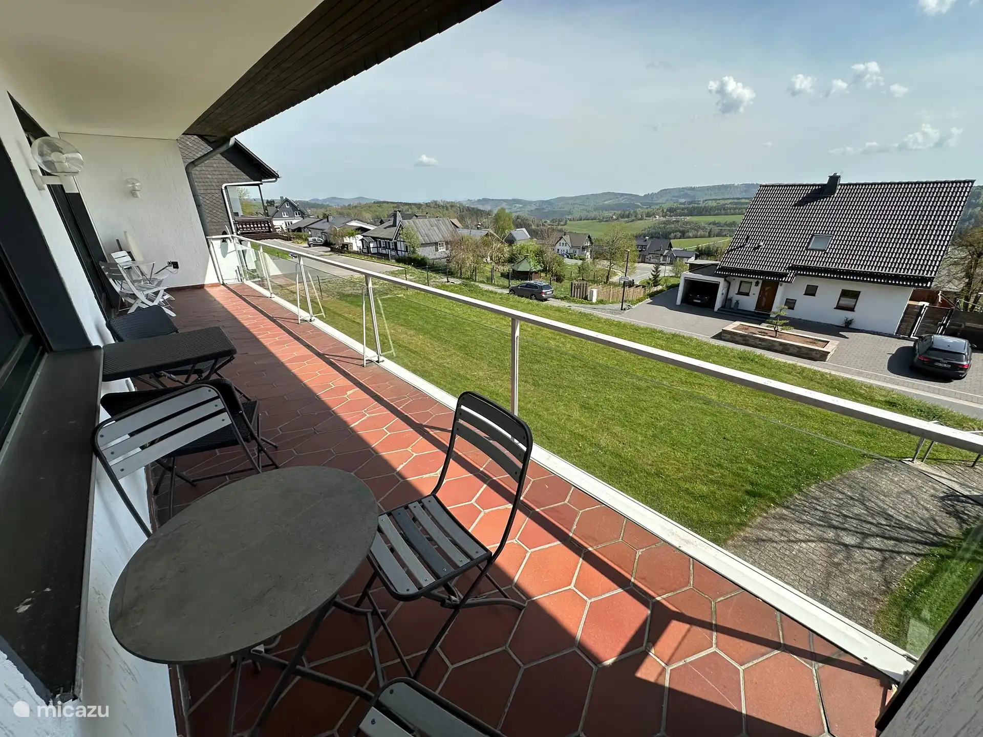 Balcony with panorama