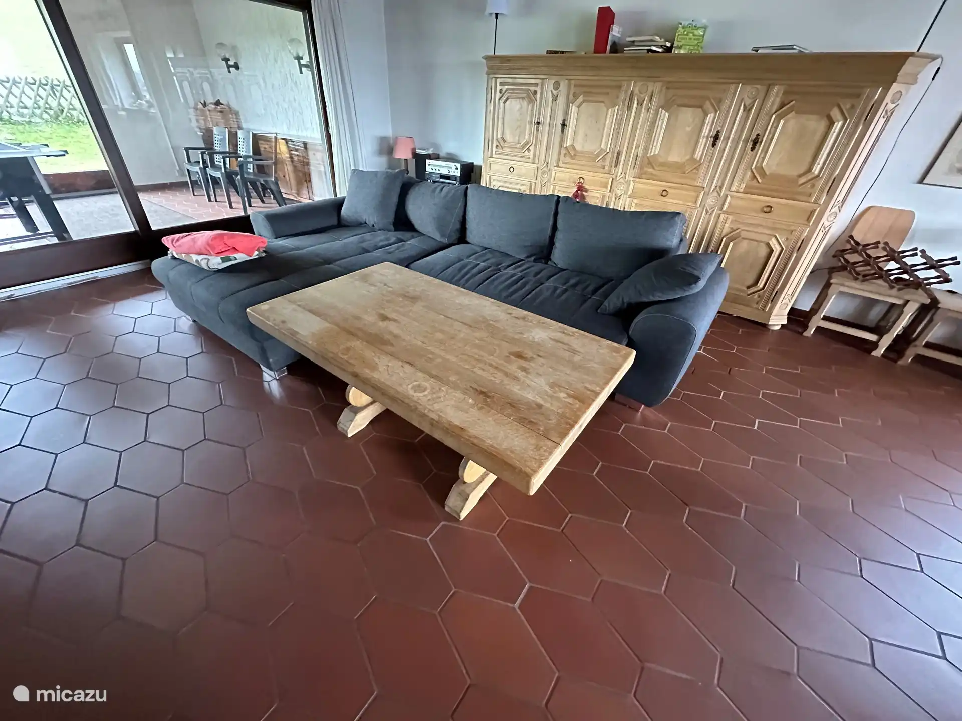 comfortable seating area