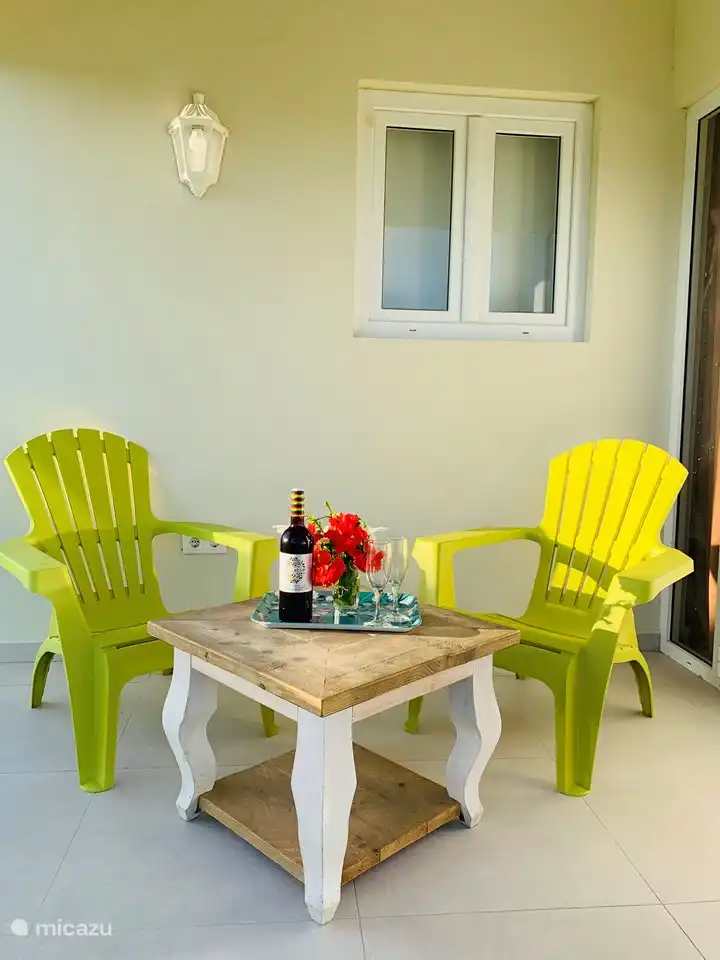 Small balcony at the front of the house