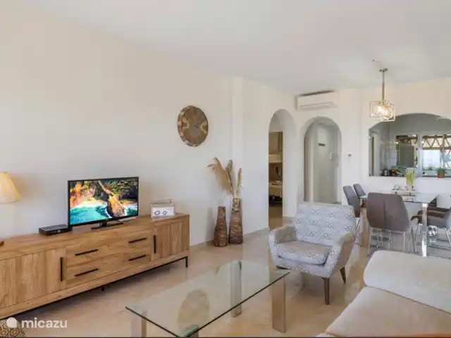 Résidence La Joya avec vue mer | Espagne, Costa del Sol, Mijas Costa - appartement TV avec chaînes néerlandaises