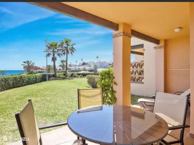 Résidence La Joya avec vue mer | Espagne, Costa del Sol, Mijas Costa - appartement vue de la terrasse près du salon