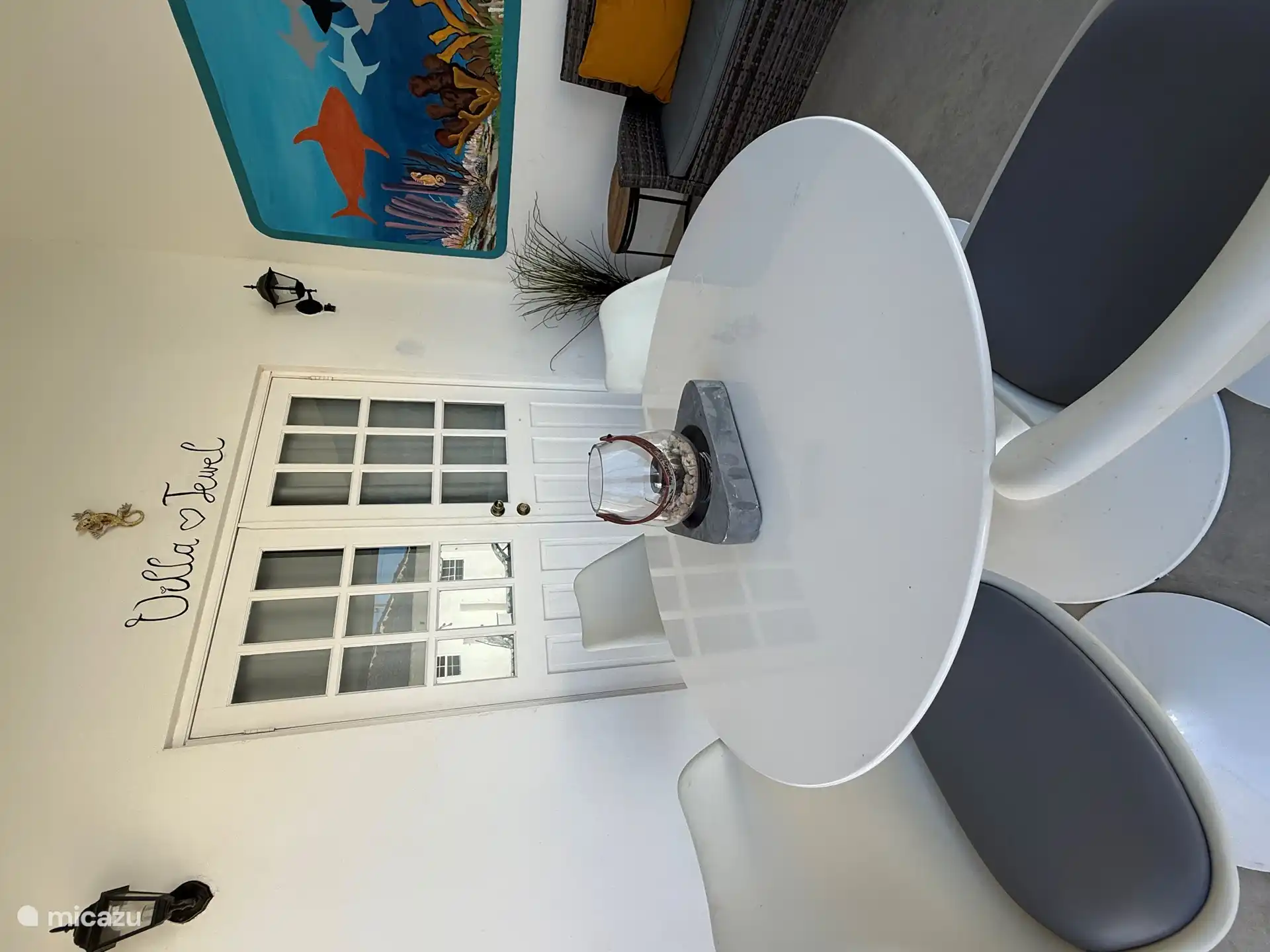 Porche avec ventilateur de plafond