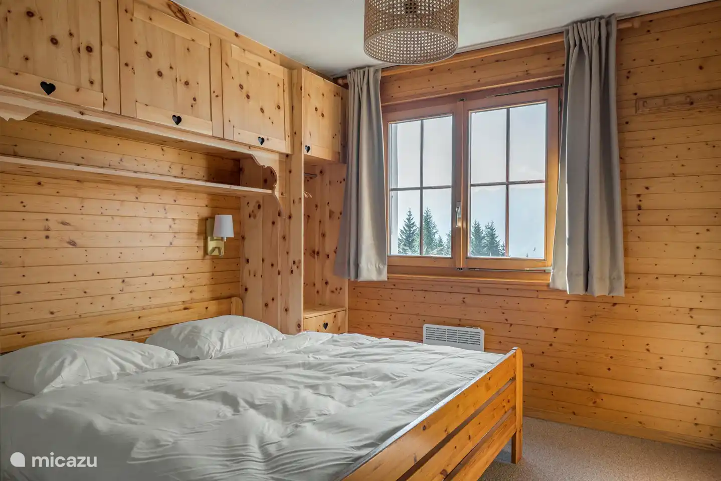 Bedroom 1 with a double bed