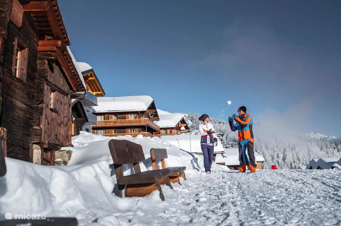 You can enjoy your winter holiday in Fiesch in the Aletsch Arena