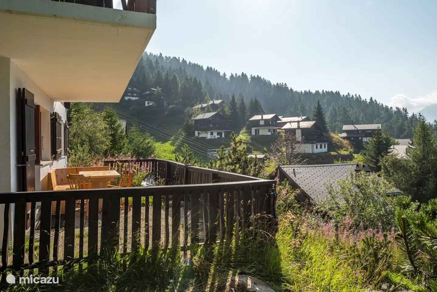 Terrace on the south and west.