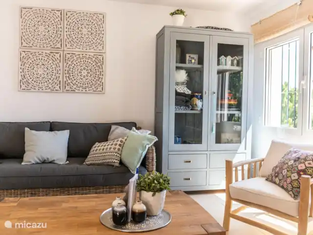 Villa la Siësta huren in Spanje, Costa Blanca, Moraira - vakantiehuis Dit is één van de twee woonkamers van Villa la Siësta