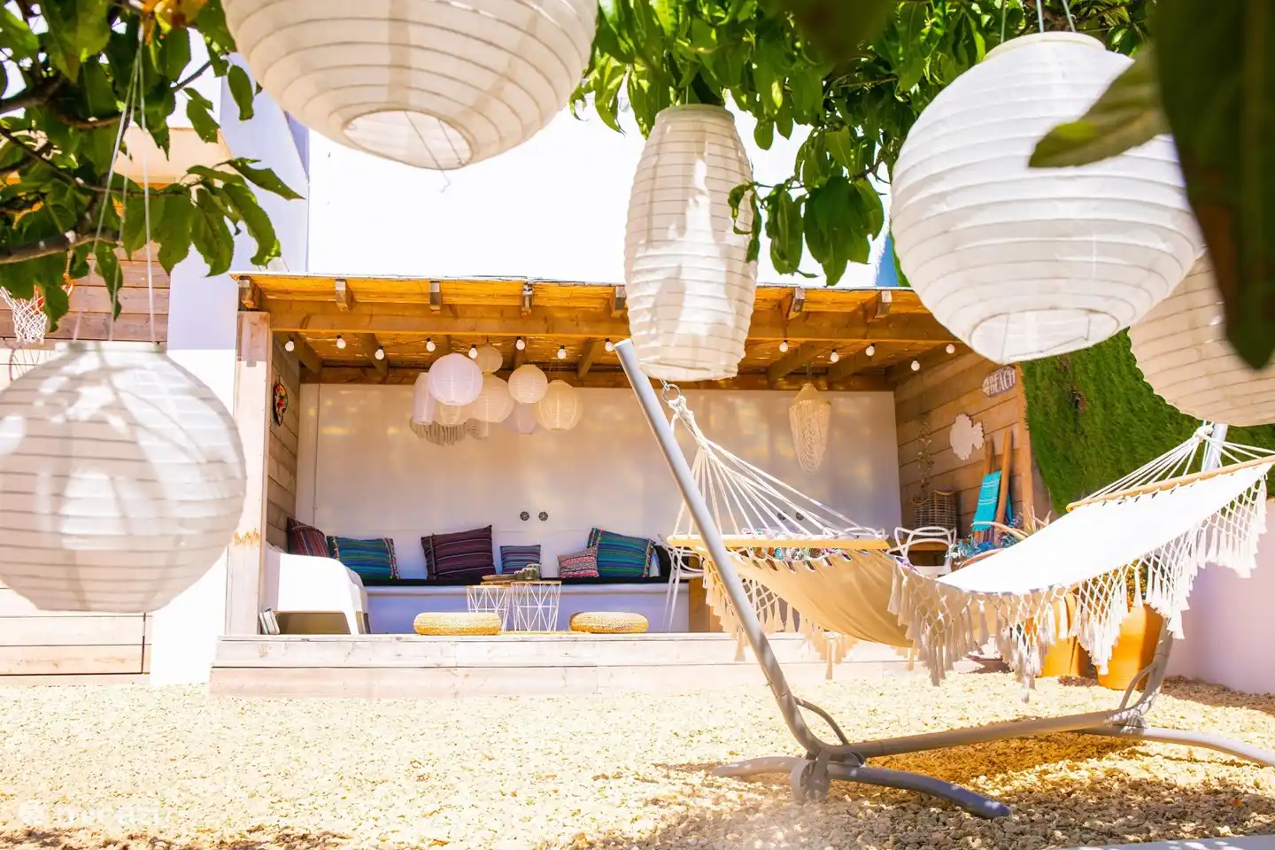 Un joli hamac est également disponible pour se détendre