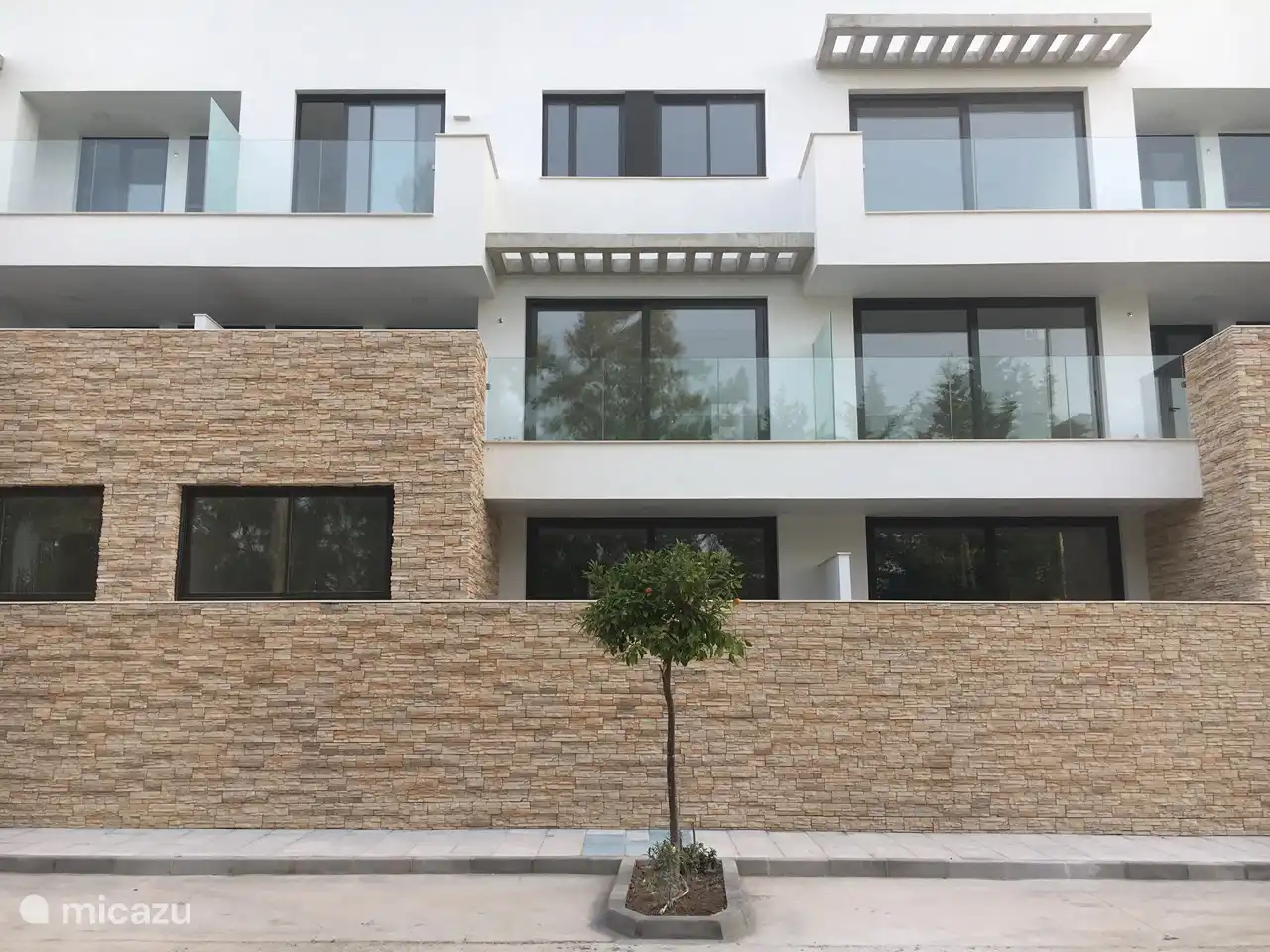 Front view of the apartment