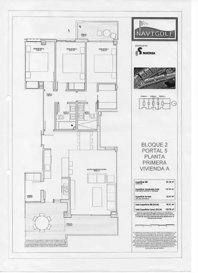 Floor plan of the apartment