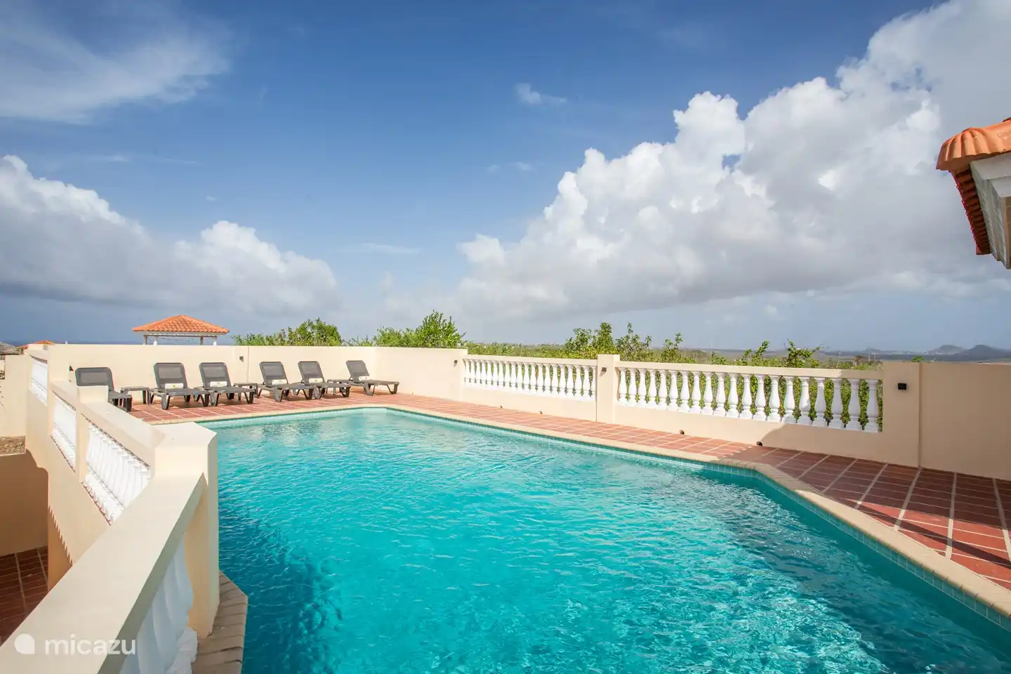 villa, Grote Berg, Banda Abou (West), Curaçao - Luxusvilla II mit Pool auf Curaçao