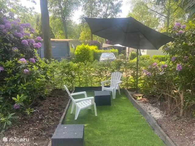 Mobil-home à De Leughte Renswoude | Pays-Bas, Utrecht, Renswoude - mobil-home Un coin dans le vert.