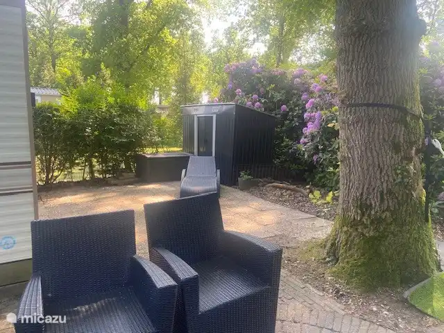 Mobil-home à De Leughte Renswoude | Pays-Bas, Utrecht, Renswoude - mobil-home Terrasse
