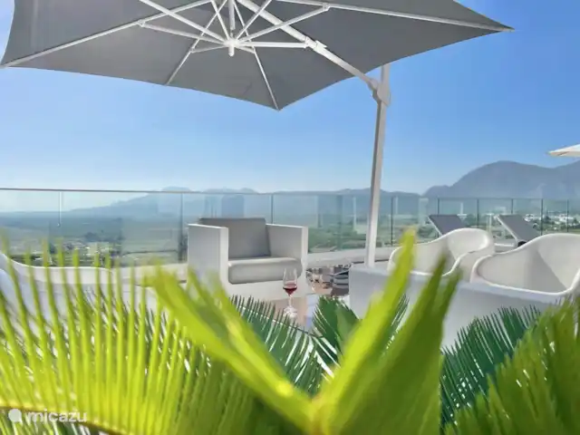 Villa Mostalla | Espagne, Costa Blanca, Pego - villa Terrasse sur le toit avec salon, transats et parasols