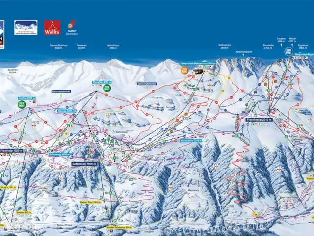 Wasserhügeli en Suiza, Valais, Fiesch - apartamento