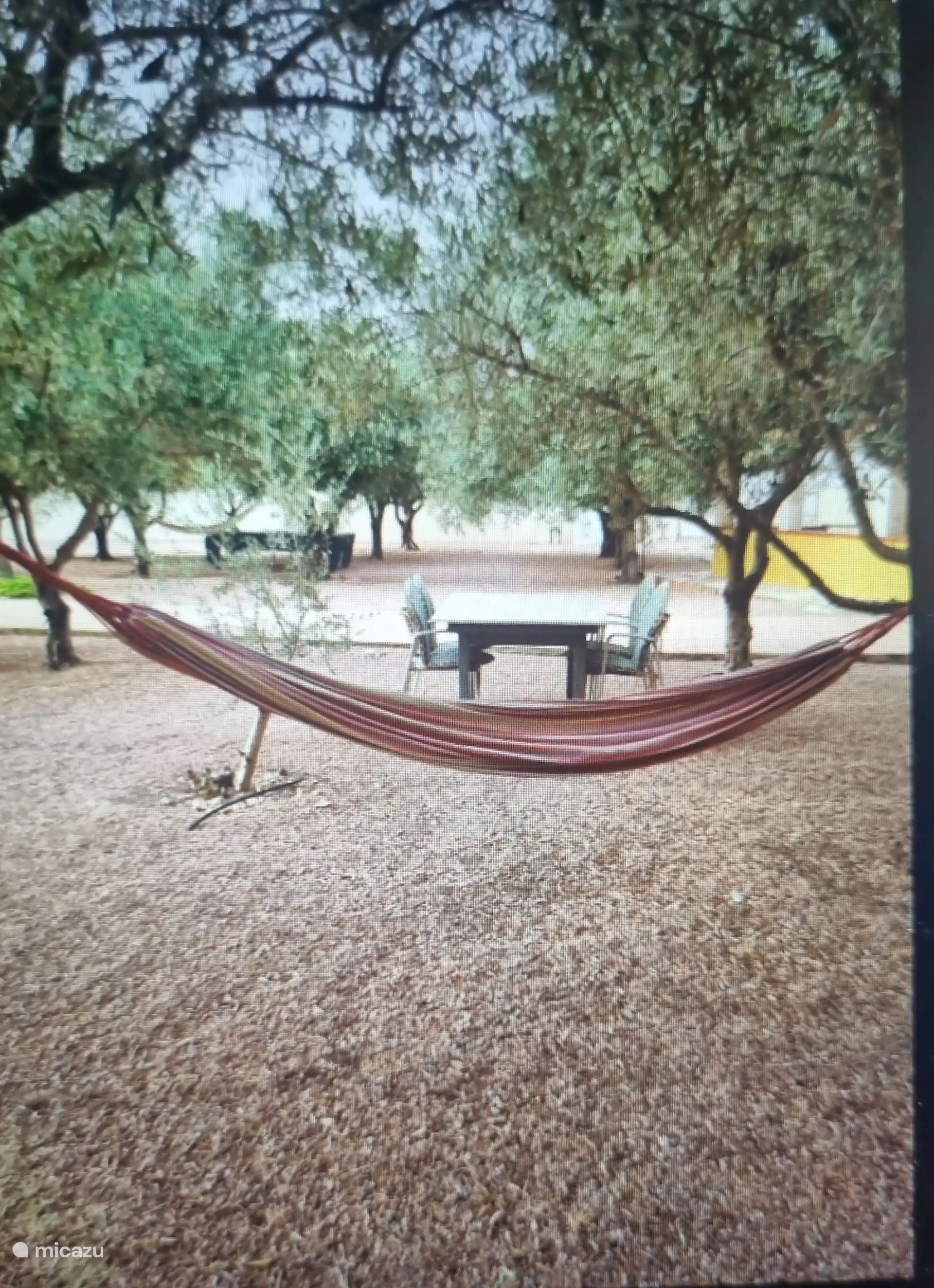 Relajarse en una hamaca