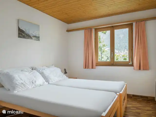 Trimka | Suisse, Valais, Fiesch - appartement Chambre avec 2 x lits simples