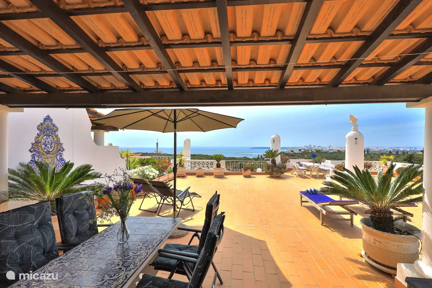 Casa Sol, mit Meerblick in Portugal, Algarve, Ferragudo - appartement