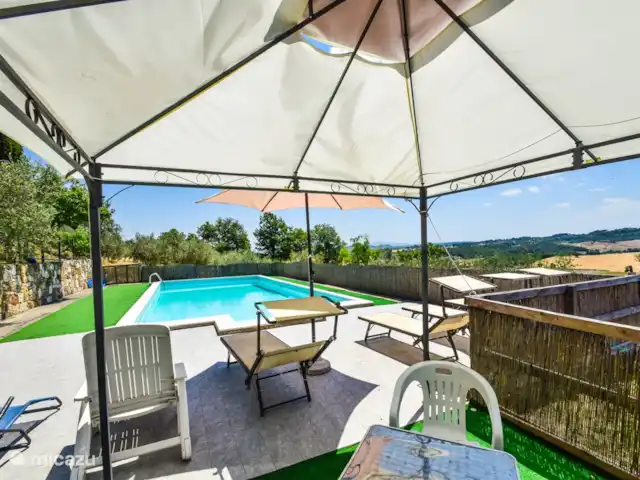 Apto para niños, Italia, Toscana, Chianciano Terme, villa Casa con piscina privada cerca de Siena