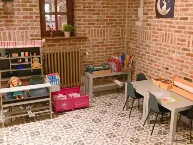 Authentique maison de vacances Parkhoeve | Belgique, Limbourg, Beringen - maison de vacances Coin jeu