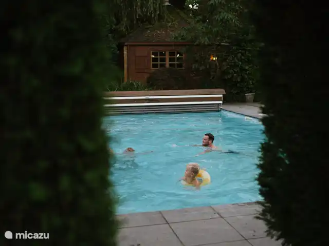 Authentique maison de vacances Parkhoeve | Belgique, Limbourg, Beringen - maison de vacances Piscine