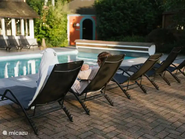 Authentique maison de vacances Parkhoeve | Belgique, Limbourg, Beringen - maison de vacances Piscine