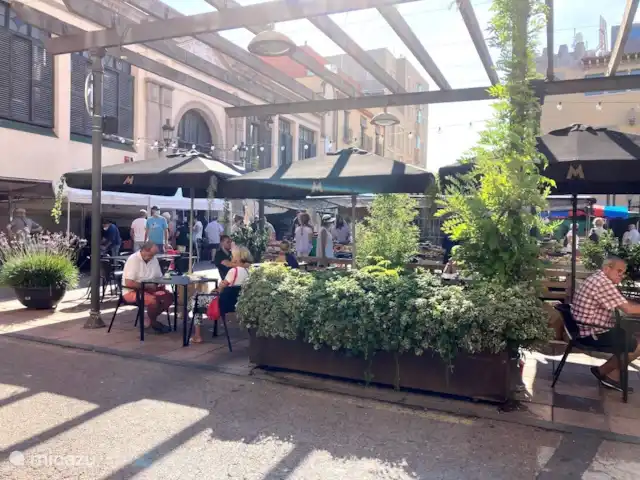Casa la Vinya appartement Muntanya | Espagne, Costa Brava, Sant Feliu de Guíxols - appartement L'agréable place du marché de Sant Feliu.