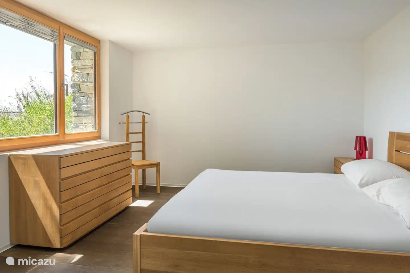 1 Schlafzimmer mit Doppelbett