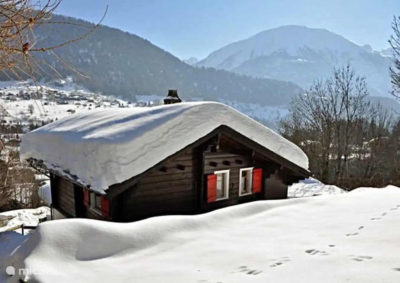 Maxima en Suiza, Valais, Fiesch - chalet