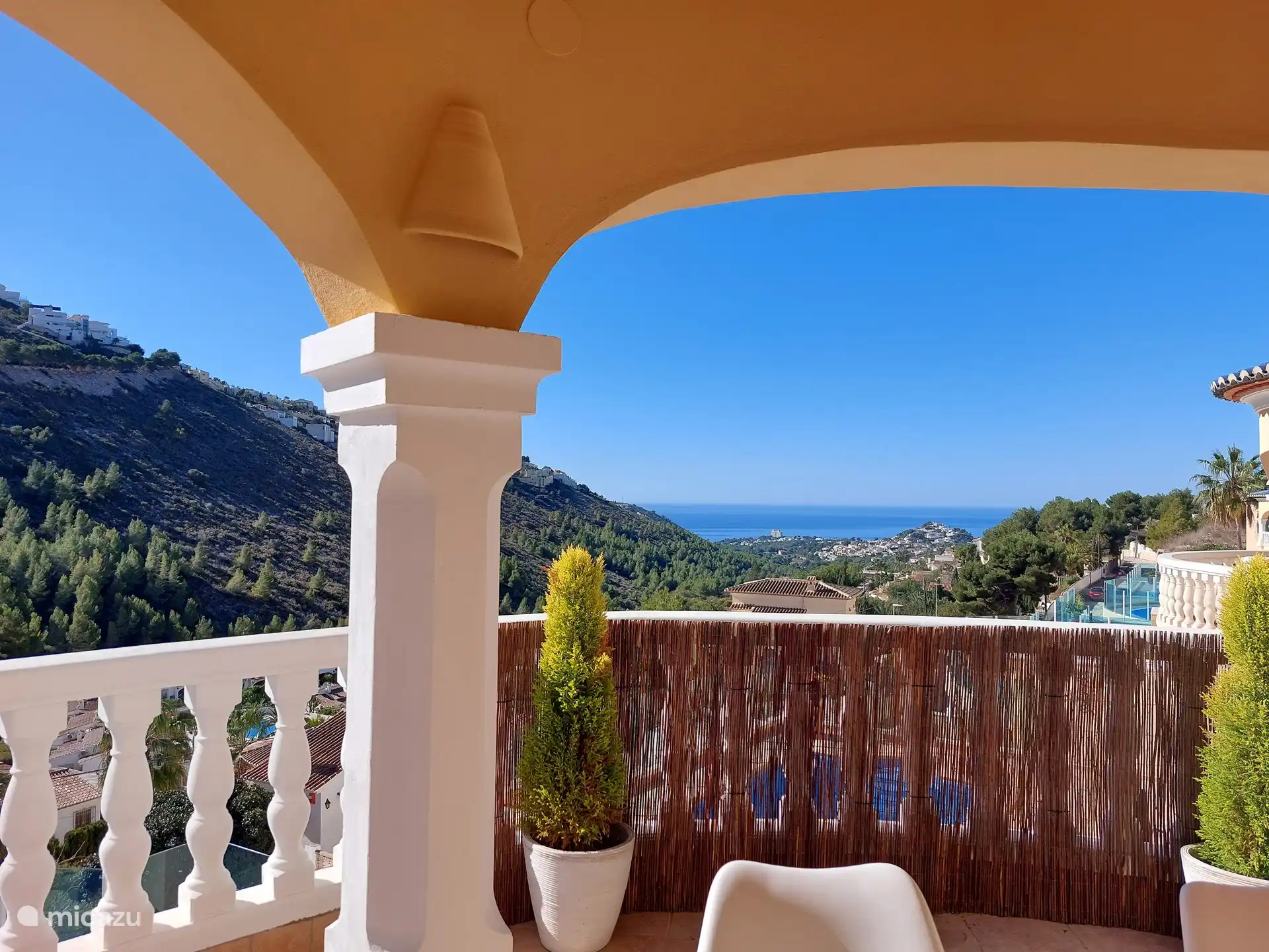 Sea view from the naya