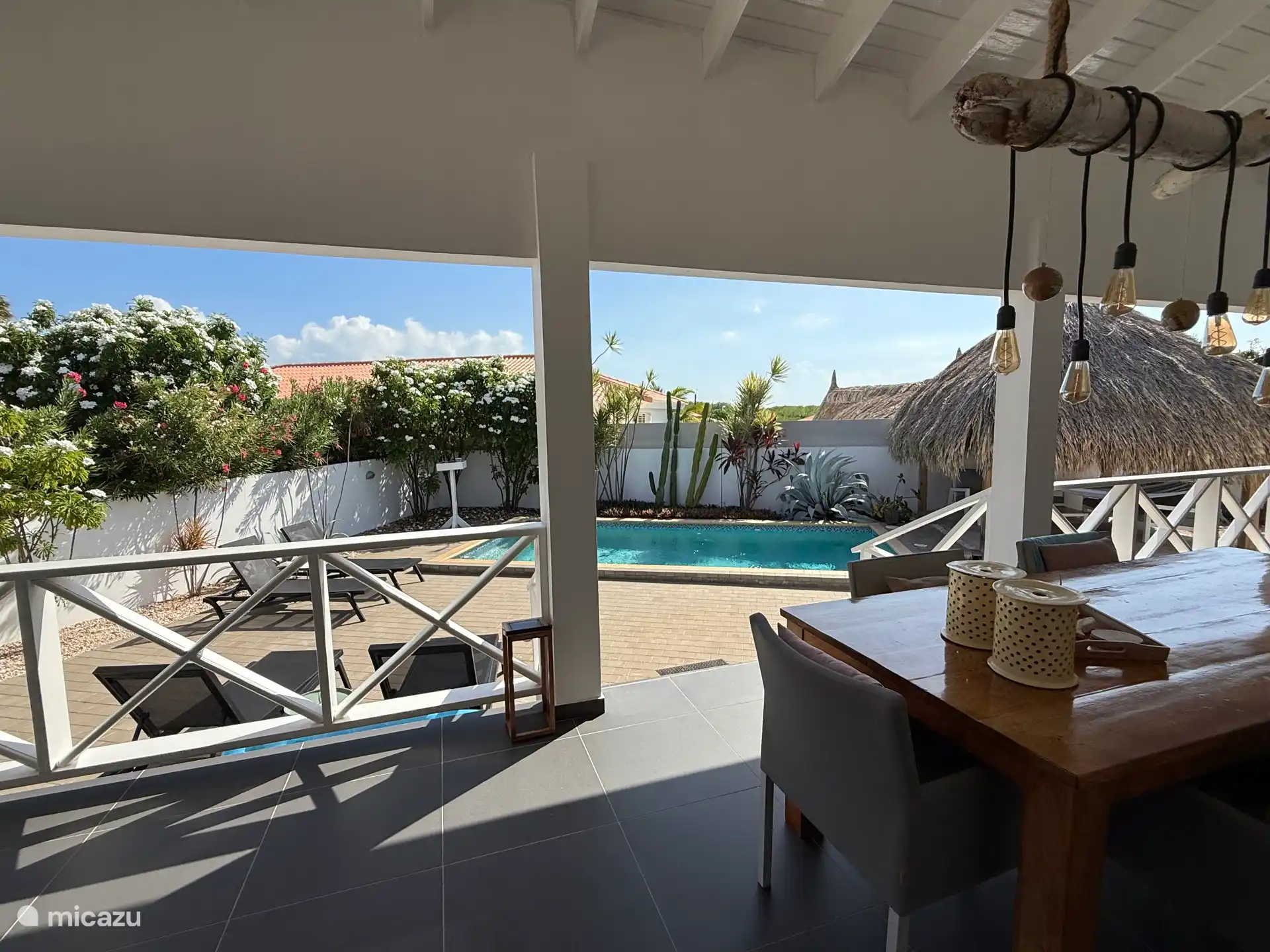 Villa Cas Curadise Poolback